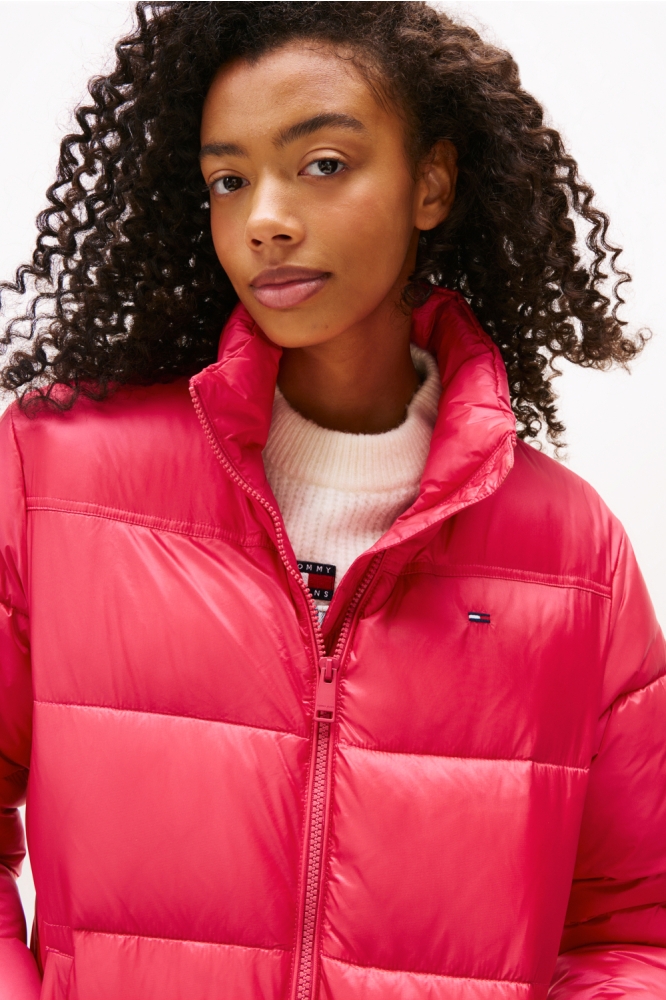 TJW PCKBL HOOD ESS DW0DW21619 XI5 VINTAGE CERISE